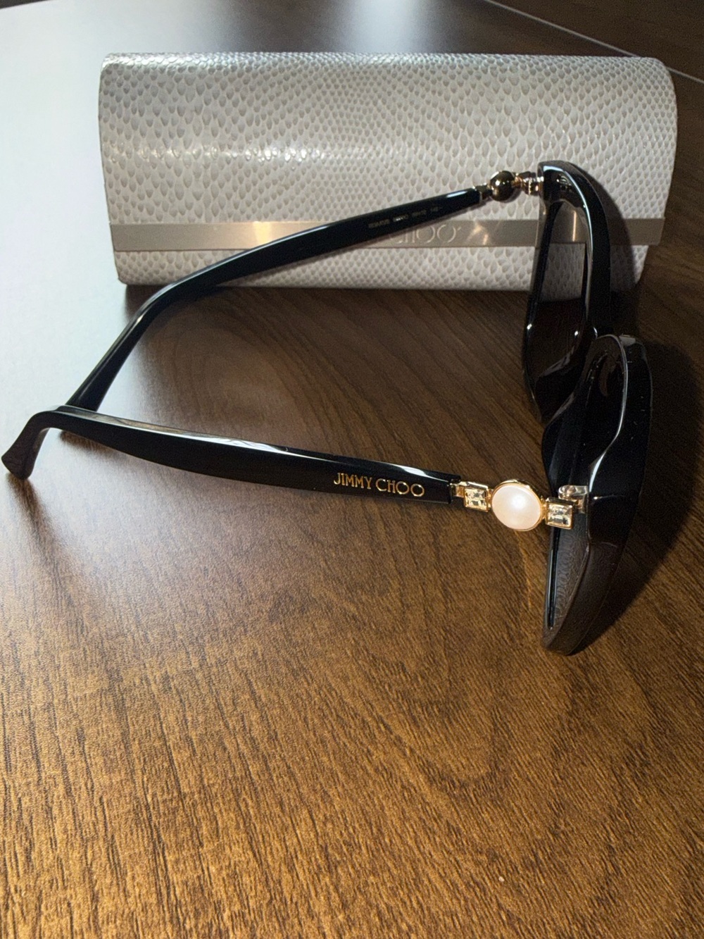 Jimmy Choo Cat Eye Sunglasses Rua - Picture 8 of 13